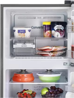 LG 260 L Frost Free Double Door Top Mount 3 Star Convertible Refrigerator with Smart Inverter (Dazzle Steel, GL-S292RDSX) LG 260 L Frost Free Double Door Top Mount 3 Star Convertible Refrigerator with Smart Inverter (Dazzle Steel, GL-S292RDSX)